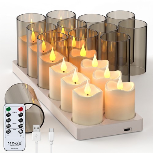 12x wiederaufladbare led - 12x,