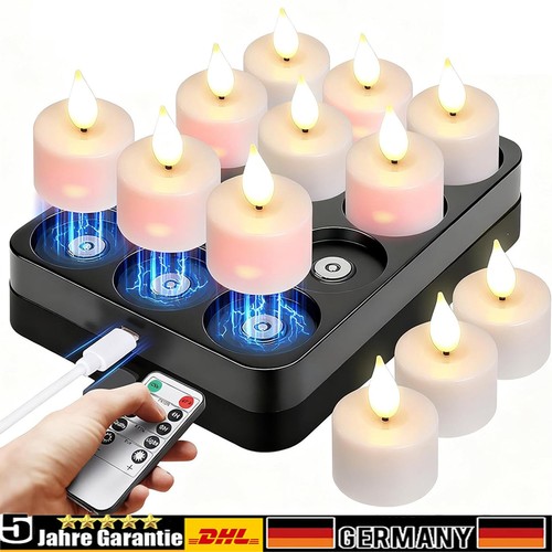Wiederaufladbar led teelichter - wiederaufladbar,