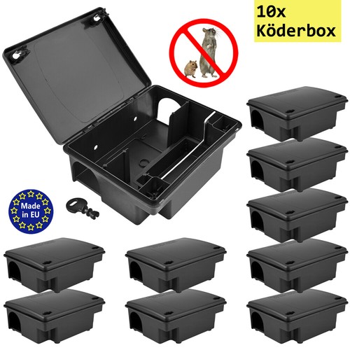 10x köderstation kompaktbox - köderstation,