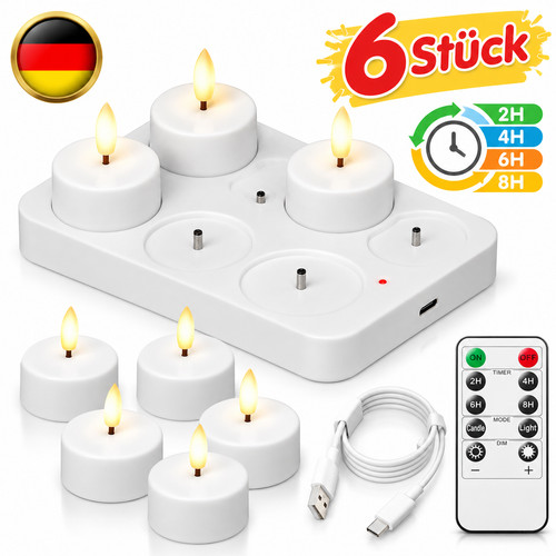 Flackernd led teelichter - flackernd,